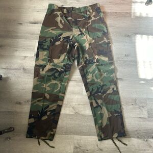 Camo cargo pants